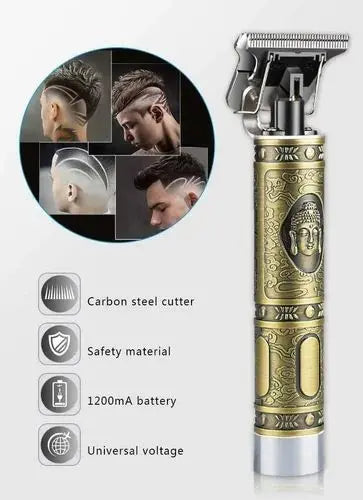 HAIR TRIMMER| VinTage T9 Professional Trimmer Professional Cordless Hair Clipper for Men emmymart